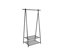 2-Tier Coat Rack, Black