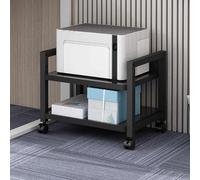 2-Tier Corner AV Stand TV Shelf Rack for Gaming and Entertainment Center, Modern Design for Small Spaces