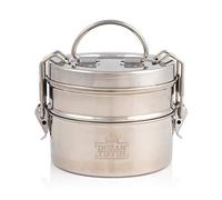 2 Tier Indian-Tiffin Stainless Steel Medium Tiffin Lunch Box