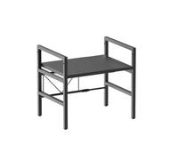2 Tier Large Kitchen Microwave Oven Rack Metal Corner Shelf Storage Organizer Stand New