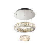 Searchlight 2328CC Clover LED Light, round, chrome, 4000K, cool white