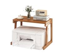 2-Tier Printer Stand - Versatile Storage nizer for Home & Office - Sturdy Printer Support Shelf - Space-Saving Desk Furniture for Printers & Accessories
