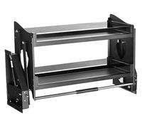 2-Tier Pull Down Shelf For Kitchen Upper Cabinet, Heavy Duty Cabinet Organizer, Lifting Basket, Spice Rack, Drop Down Shelf, Load Capacity: 15kg((LxWxH) 81x27x52cm)