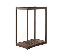2 Tier Rolling PC Stand with 360° Wheels, Max Load 66 Lbs, Easy Assembly, for Office Home Classroom