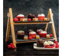 2 Tier Slate Cake Stand Maison & White