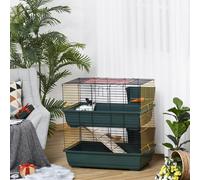 2 Tier Small Animal Cage Multicoloured by Pawhut