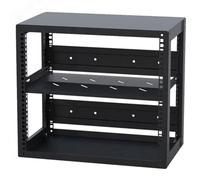 2-Tier Wall-Mounted DVD Storage Shelf Floating AV Media Stand with Adjustable Shelves Space-Saving Entertainment Cabinet 50.9x40x71.85cm for Living Room & Home Theater