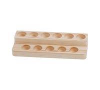 2 Tier Wood Essential Oil Display Stand Tabletop Essential Oils Storage Rack