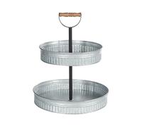 2-Tiered Cake Stand KOUIGN Silver