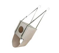 2 Tiered Hanging Cats Bed Door Mounted Space Saving Double Layer Cats Hammock for Multiple with Breathable Polyester Hanging Hammock