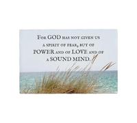 2 Timothy 1 7 God hasGiven a Spirit of Fear Placemats Set of 4, Heat Resistant Non-Slip Washable Linen Table Mats for Kitchen Dining Party