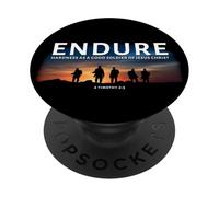 2 Timothy 2:3 Endure Hardness as a Good Soldier of Christ PopSockets Adhesive PopGrip
