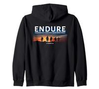 2 Timothy 2:3 Endure Hardness as a Good Soldier of Christ Zip Hoodie