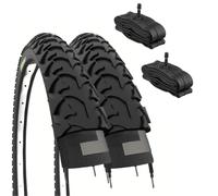 2 Tires 14X1.75 + Tubes America Mountain Bike Bicycle Kids