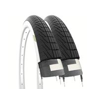 2 Tires 16X1.75 Black And White Road Graziella Bike Bicycle