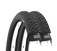 ECOVELO 2 TYRES 20 X 4.0 for Fat Bike, Black