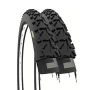 2 Tires 26 X 1.90 (50-559) For Mountain Bike Treaded Bicycle