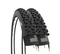2 Tires 27.5 X 2.25 (57-584) Black Rubber MTB Mountain Bike