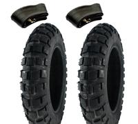 2 Tires 3.00-10 + 2 Included Inner Tubes Duro Cross 4PR Vespa 50 Special PK