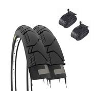 2 Tires 700X45 C + Tubes America Pneumatic Demi Slick Gravel Bike Adult