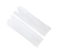 2-Toe Split Socks, Cotton and Rayon, Flip Flop Tabi Ninja Style, UK 2.5-9.5, 1 Pair (White)