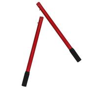 2 Ton Floor Jack Handle Replacement Rods Steel Rubber Red 2pcs