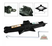 2 Ton Heavy Duty Scissor Jack Black Wheel Change Quick Lift Manual Car Van Tyre