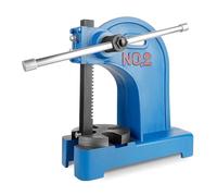 2-Ton Manual Arbor Press Heavy-Duty Cast Iron Metal Stamping, Bending, Forming Tool for Workshops & DIY