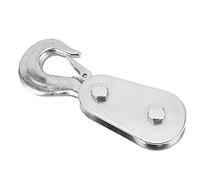 2 Ton Snatch Block Wire Rope Lifting Pulley with Hook | Metal Construction, 2 Ton Load Limit, Easy Assembly, , For UTV ATV Quad Bike