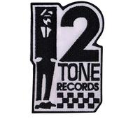 2 Tone Records Patch Badge Embroidered Iron on Applique Souvenir Accessory
