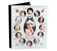 2 Tone S/Plated "My First Year" Frame with 12 month inserts