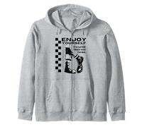 2 Tone Ska Enjoy Yourself, It's Later Than You Think Zip Hoodie