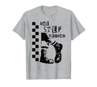 2 Tone Ska One Step Beyond T-Shirt, Men, Heather Grey, 6X-Large
