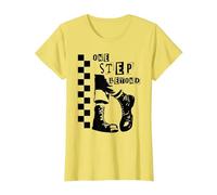 2 Tone Ska One Step Beyond T-Shirt, Women, Lemon Yellow, 3X-Large