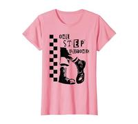 2 Tone Ska One Step Beyond T-Shirt, Women, Pink, Small