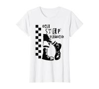 2 Tone Ska One Step Beyond T-Shirt, Women, White, X-Large