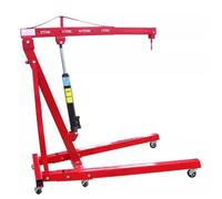 2 Tonne Hydraulic Folding Engine Crane, Lift Hoist, Lift Stand, Foldable/Fixed Frame Caster Wheels(600kg load-Fixed style)
