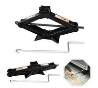2 Tonne Scissor Jack Heavy Duty Lifting Jack Lift Wind Up Tools 2T Vehicle Car Jack with Hand Crank Trolley Lifter for Car/SUV/MPV, Portable Emergency Car Tyre Repair Lifting Tool, 5-Year Guarantee