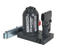 2 Tonne Steel Bottle Jack With Telescopic Ram - Maximum Height 360mm For Heavy Lifting