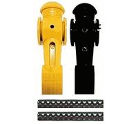 2 Tornado Foosball Men Counter Balanced Roll Pin