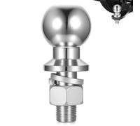 2'' Trailer Hitch Ball 50mm, Tow Bar Ball Head Bolts, 2'' Drawbar Straight Towing Hitch Balls, Heavy Duty Tow Balls for Car Trucks Trailer Tractor Parts Accessories, Max Load 3.5 Tons