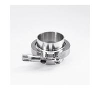 2" Tri Clamp x 51mm Pipe OD Stainless 2 PCS SS304 Weld Ferrules + 1 PC SS304 Clamp + 1 PC Silicon Gasket