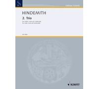2. Trio Paul Hindemith Studyscore Violin, Viola and Cello Schott Music