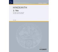 2. Trio Study score violin, viola and cello Hindemith for violin, viola and cell
