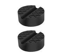 2 Trolley Jacks - Low Profile - Car Jack Kit with Rubber Mat (Black)