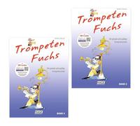 2 TrumpetFuchs Volume 3 (Double Pack), with Online QR Codes - Volume 3 - ISBN 9783866260801 - The Ingenious and Fun Trumpet School, Trumpets Fox + Soundman® Polishing Cloth for Trumpet (Pack of 2)
