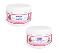 2 Tubs Nappy Rash Cream Zinc and Castor Oil Lanolin Free Vit. E 200ml