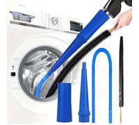 2 Tumble Dryer Vent Cleaner Kit, Universal Vacuum Hose Attachment and Lint Brush, Compatible with All Vacuum Cleaners, for Washing Machine and Dryer, Lint Remover etc, Dryer Cleaning
