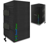 2 (Two) Small Outdoor Speaker Covers - Protection & Storage Bags fit Yamaha NS-AW194, Klipsch AW-400, Polk Audio Atrium 4 & Dual Electronics LU43PW (MAX Size: Height 9.85 X Width 5.9 X Depth 6.9 Inch)