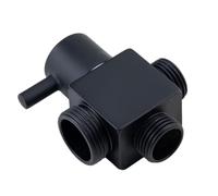 2 Two-Way Brass Shower Diverter Splitters Fast Switching Double Port Corrosion-Resistant Bathroom Upgrade Brass Shower Head Diverter